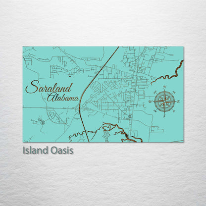 Saraland, Alabama Street Map