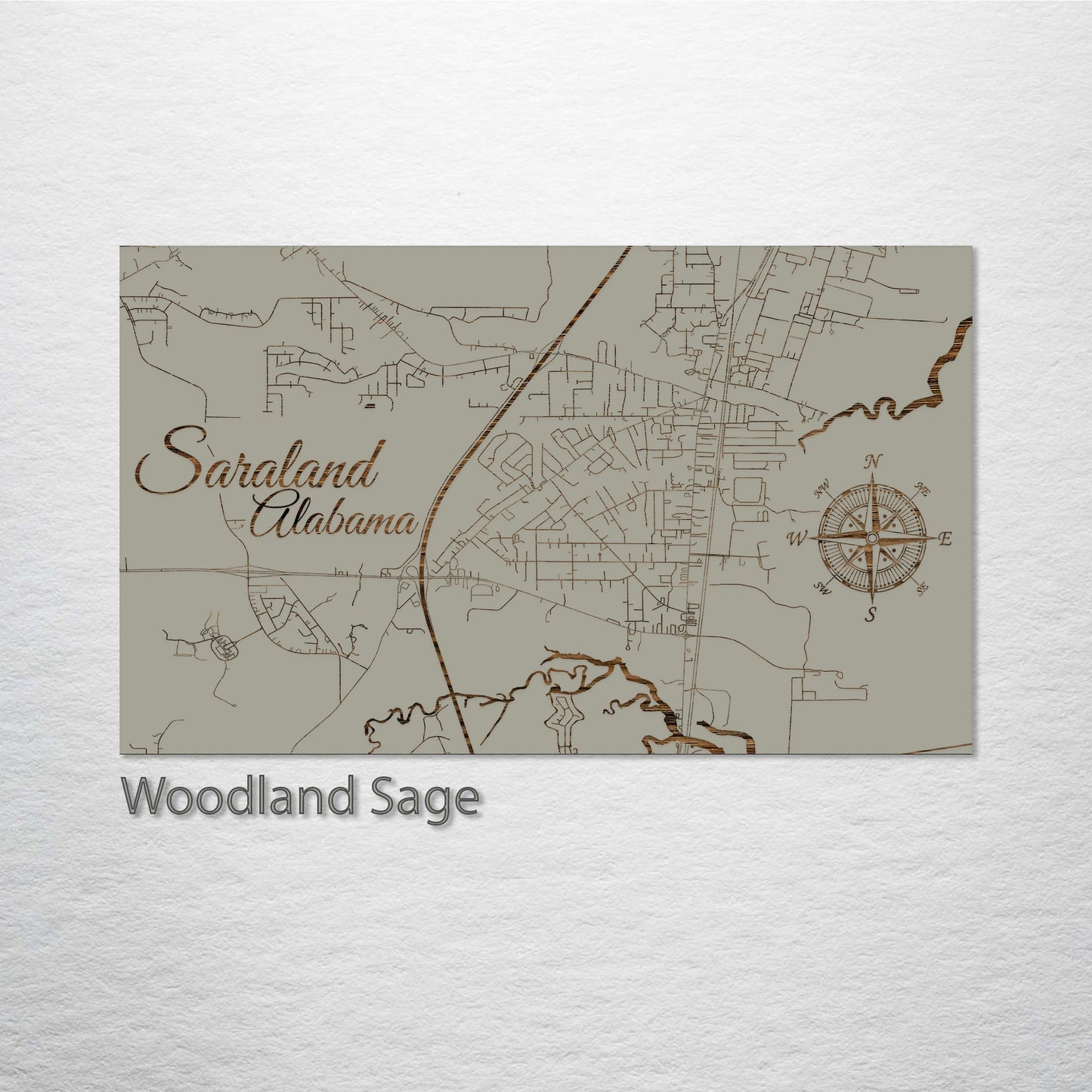 Saraland, Alabama Street Map