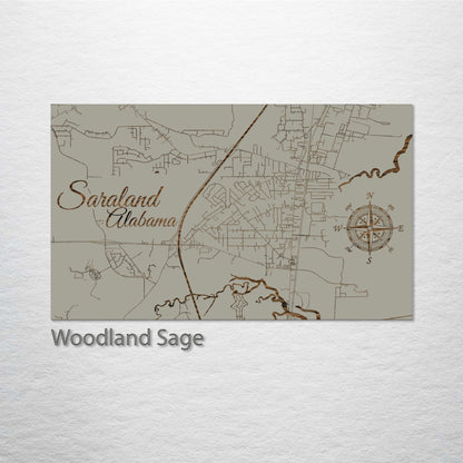 Saraland, Alabama Street Map