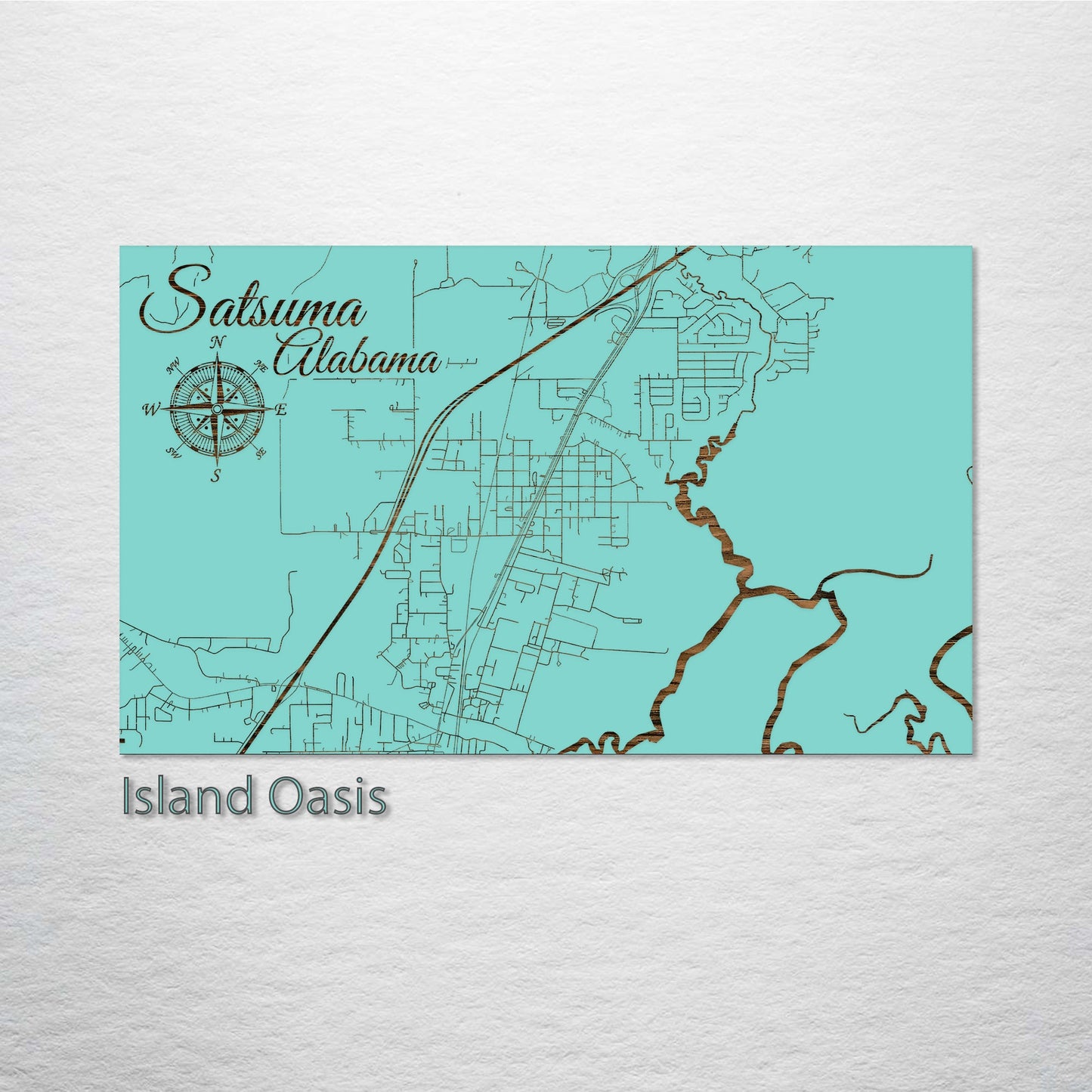 Satsuma, Alabama Street Map