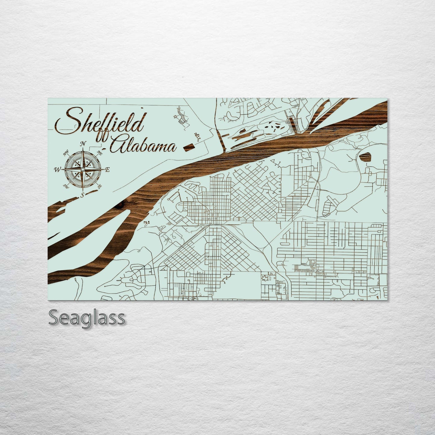 Sheffield, Alabama Street Map