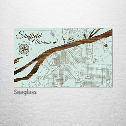 Sheffield, Alabama Street Map