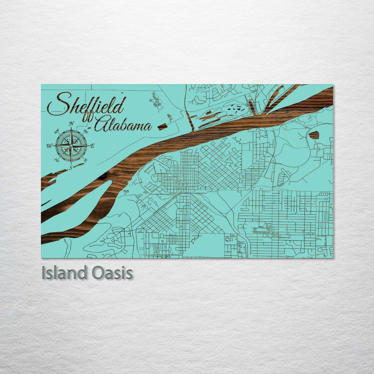 Sheffield, Alabama Street Map