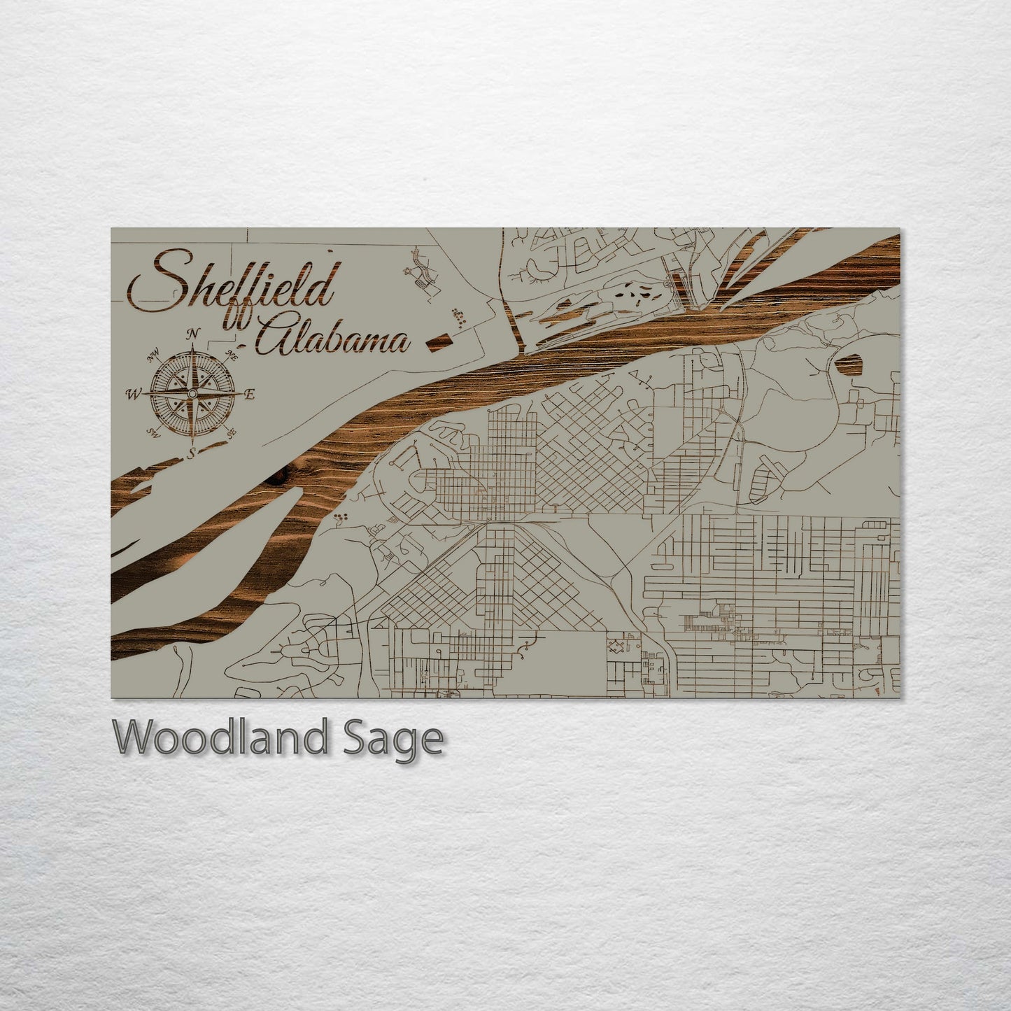 Sheffield, Alabama Street Map