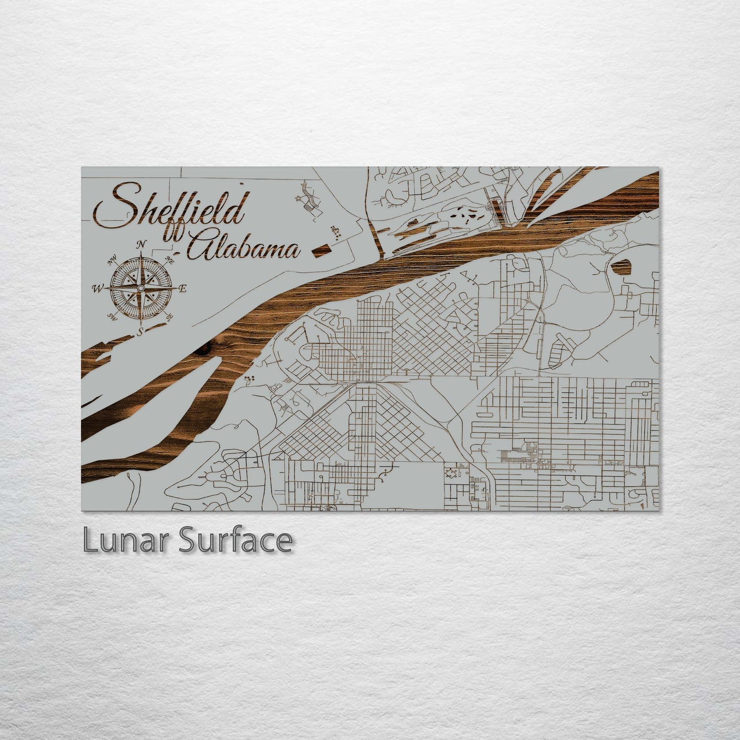 Sheffield, Alabama Street Map