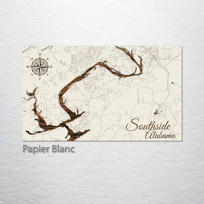 Southside, Alabama Street Map