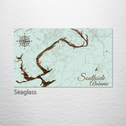 Southside, Alabama Street Map