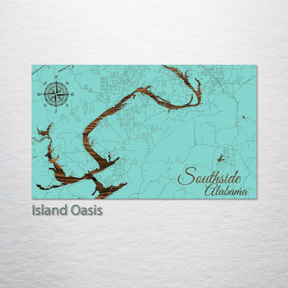 Southside, Alabama Street Map