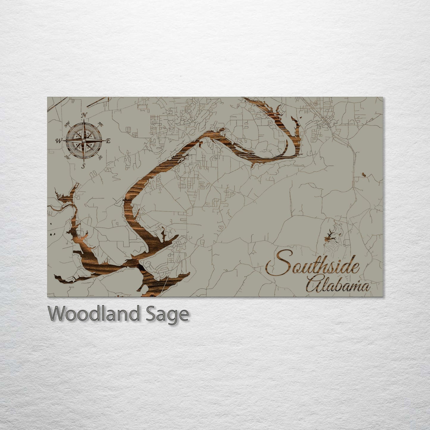 Southside, Alabama Street Map