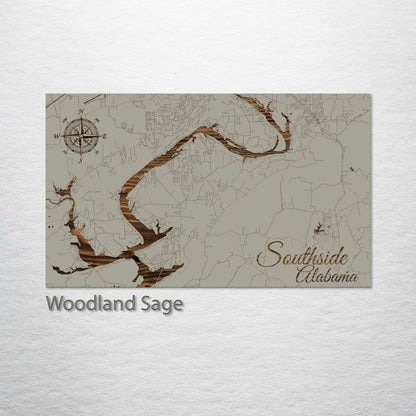 Southside, Alabama Street Map