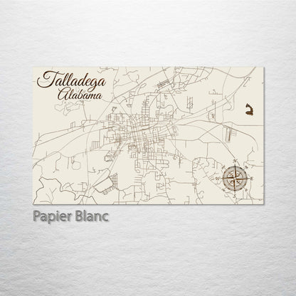 Talladega, Alabama Street Map