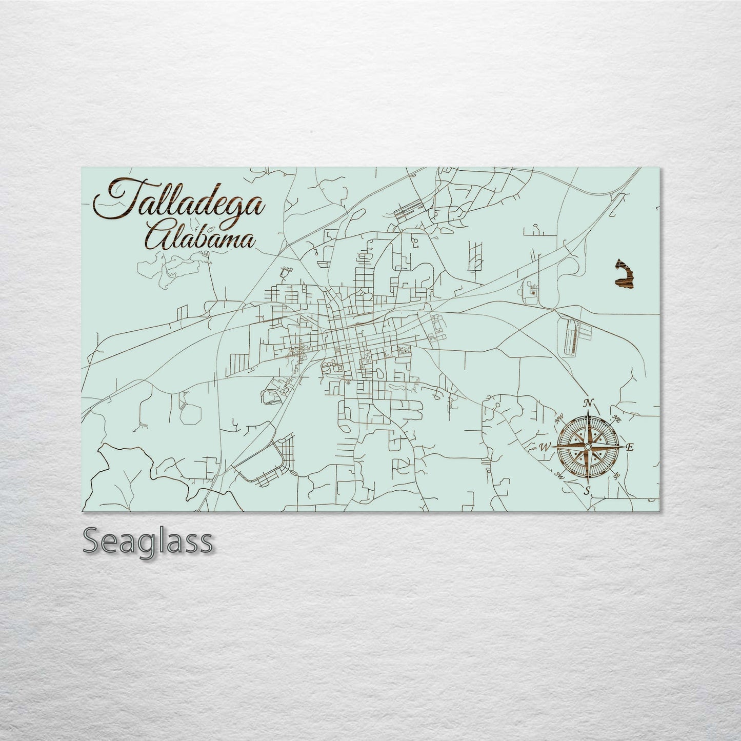 Talladega, Alabama Street Map