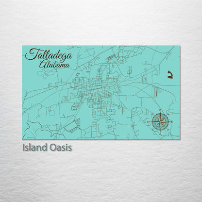 Talladega, Alabama Street Map