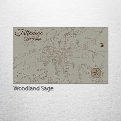 Talladega, Alabama Street Map