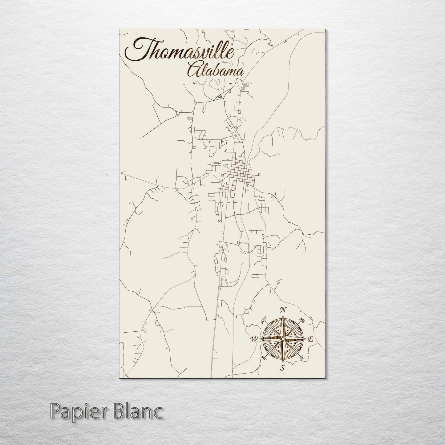 Thomasville, Alabama Street Map