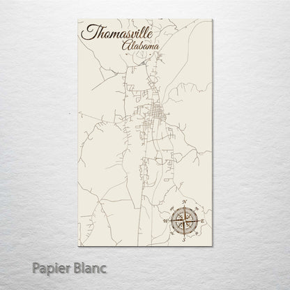 Thomasville, Alabama Street Map