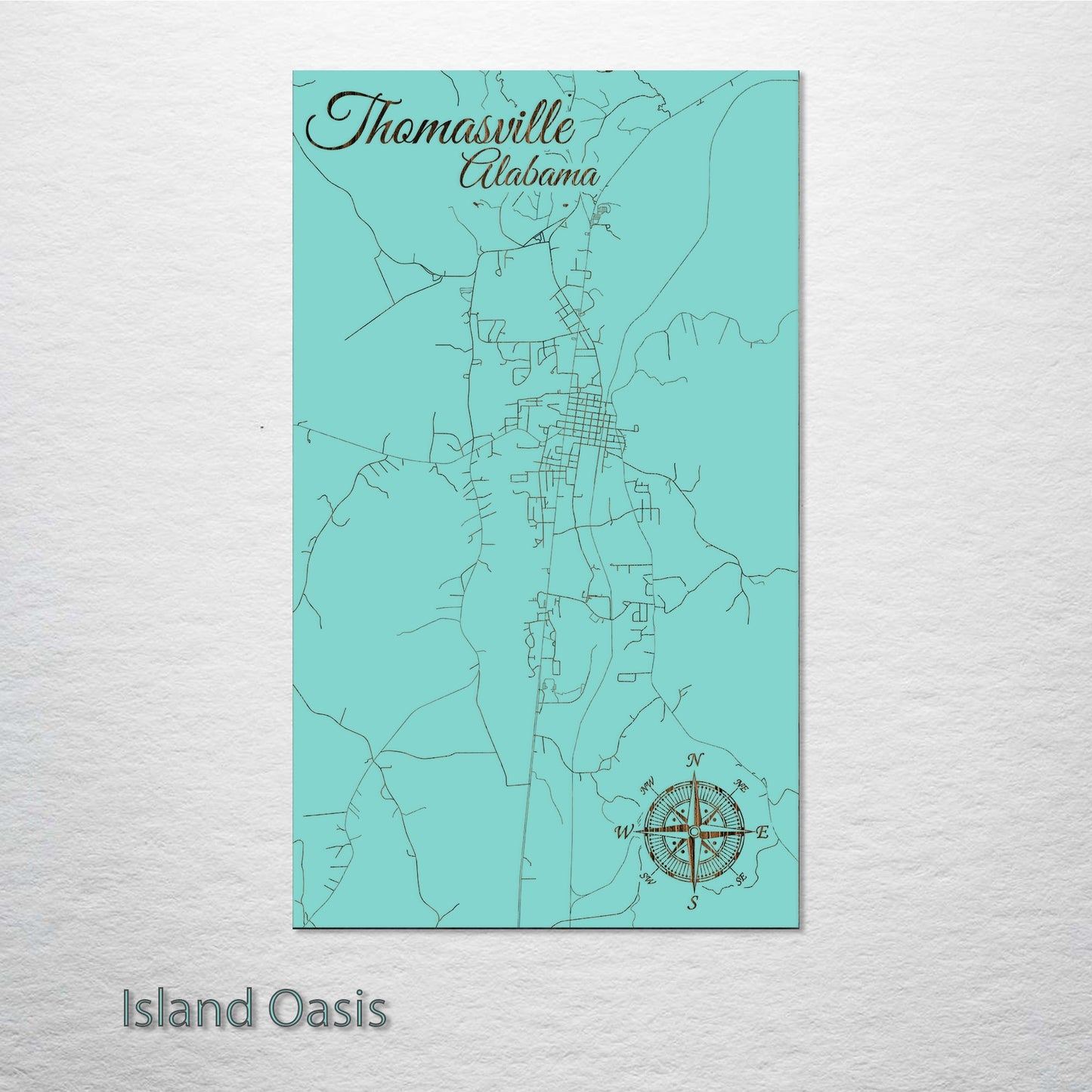 Thomasville, Alabama Street Map