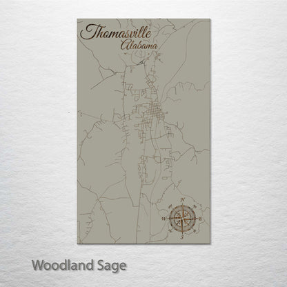 Thomasville, Alabama Street Map