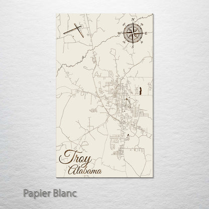 Troy, Alabama Street Map