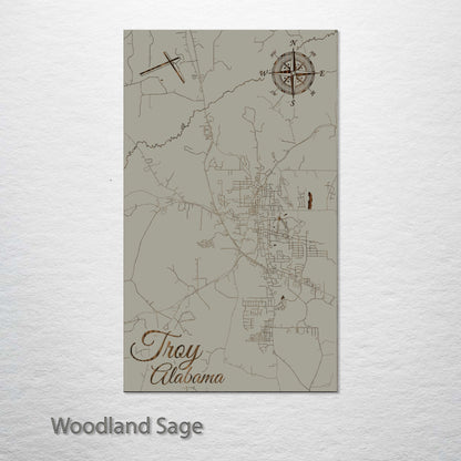 Troy, Alabama Street Map