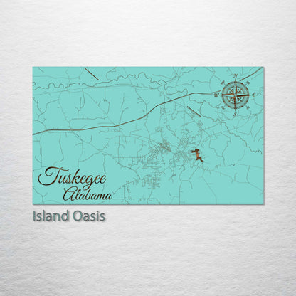 Tuskegee, Alabama Street Map