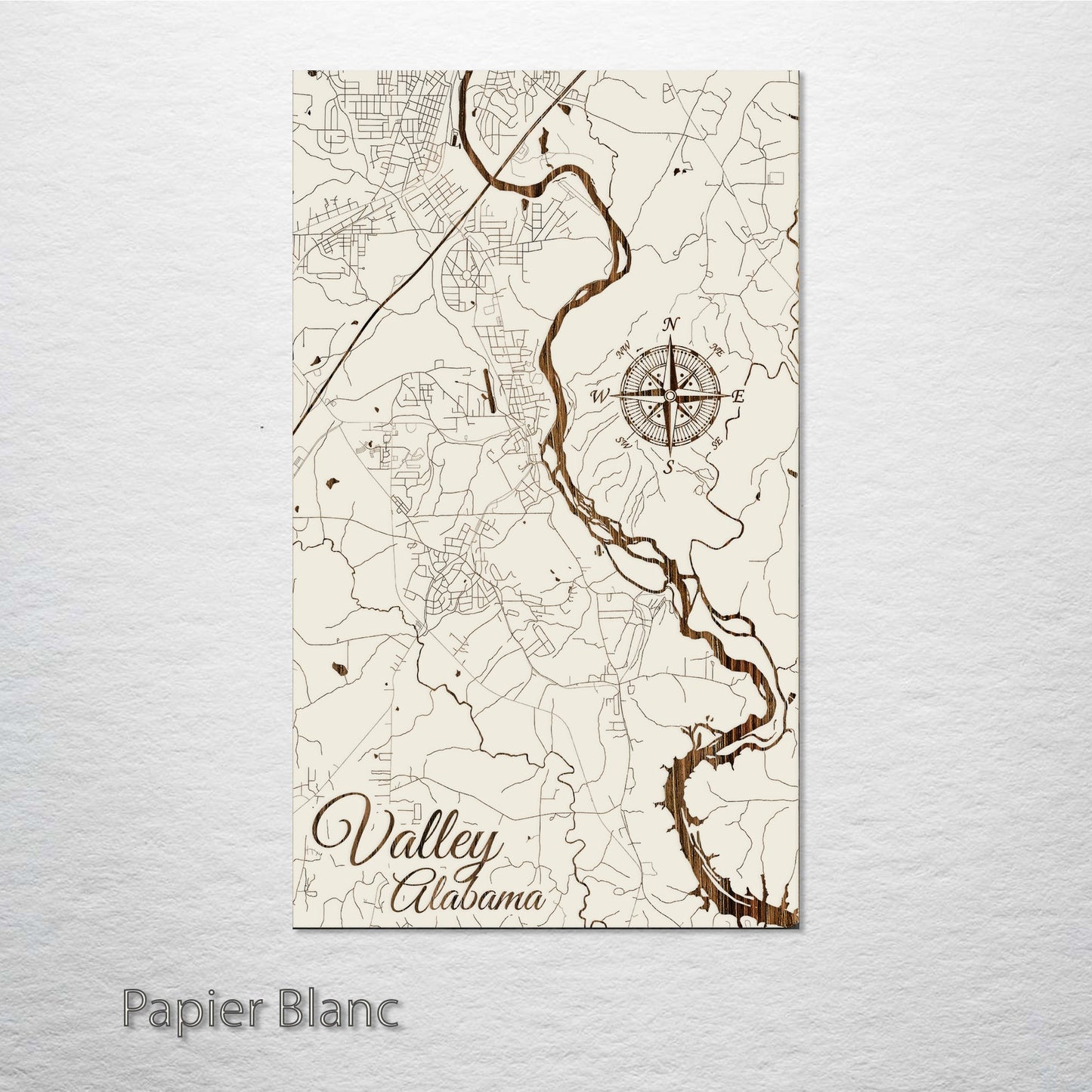 Valley, Alabama Street Map