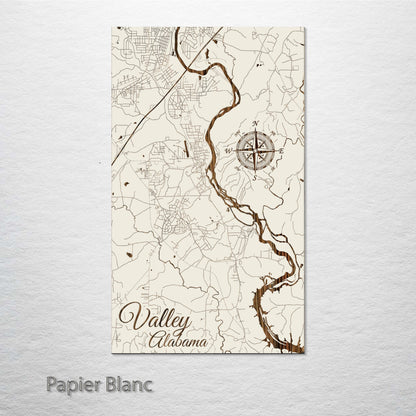 Valley, Alabama Street Map