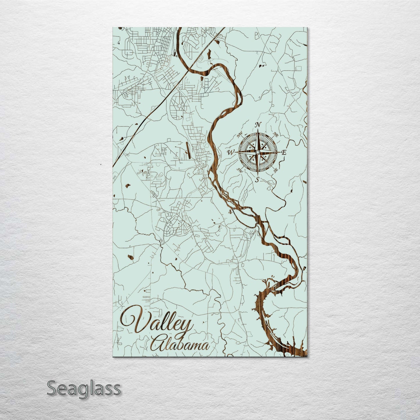 Valley, Alabama Street Map