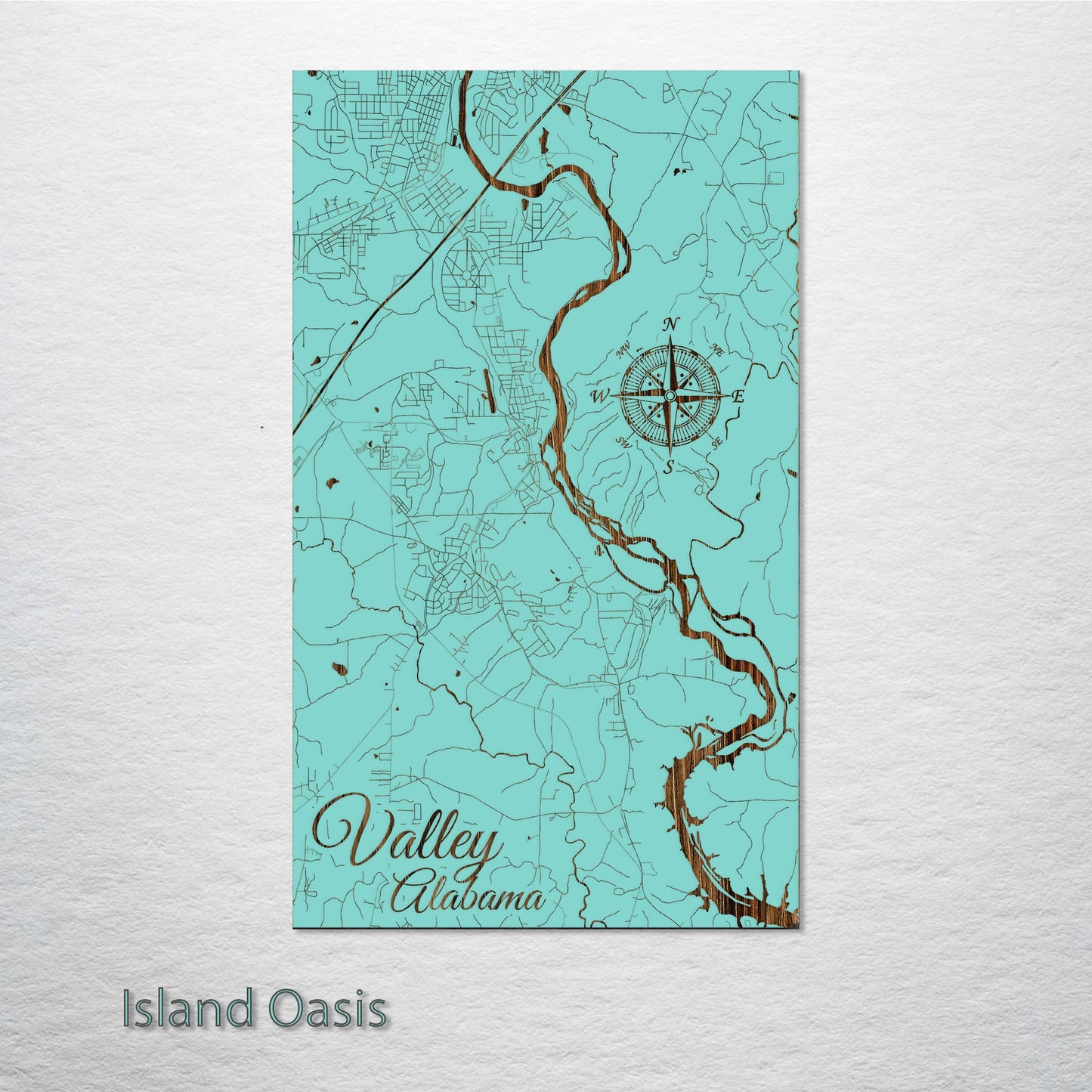 Valley, Alabama Street Map