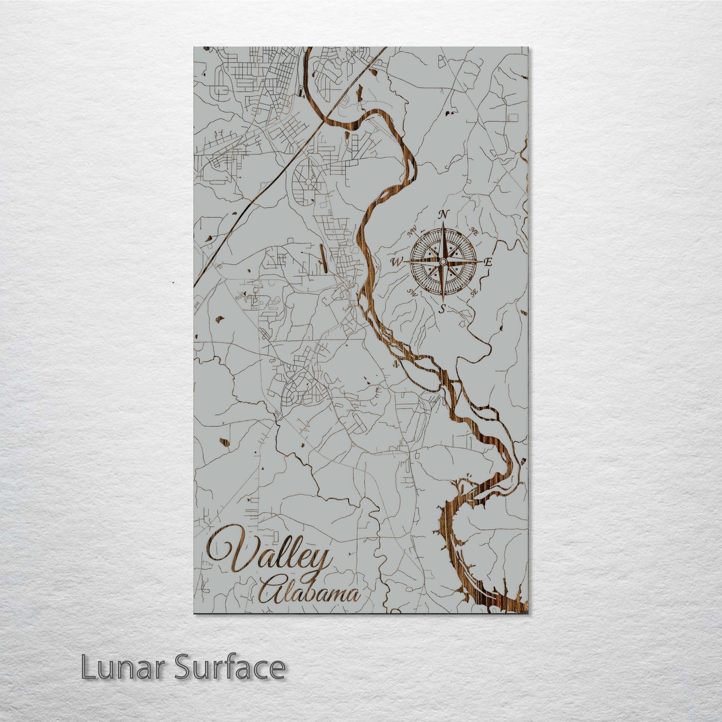 Valley, Alabama Street Map