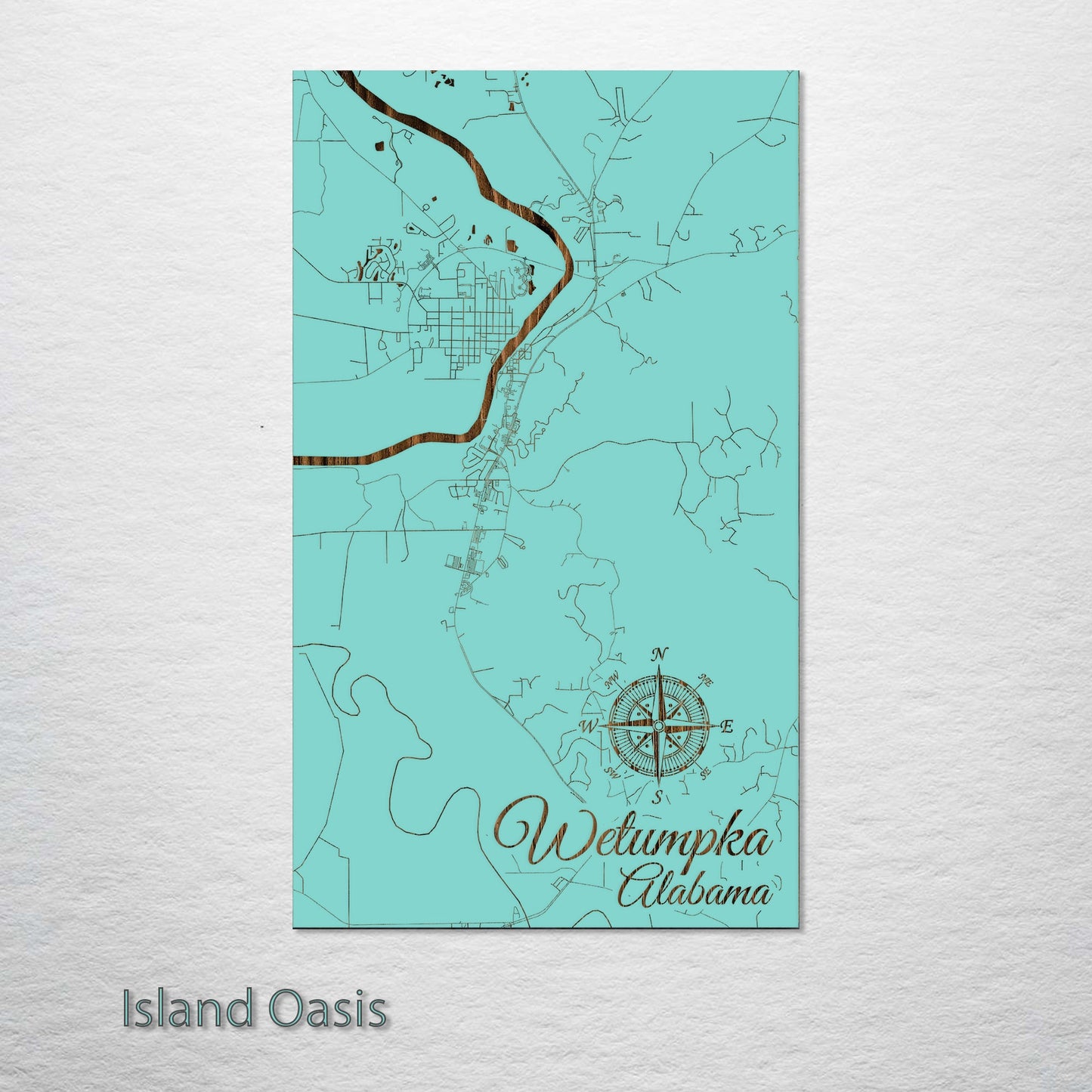 Wetumpka, Alabama Street Map