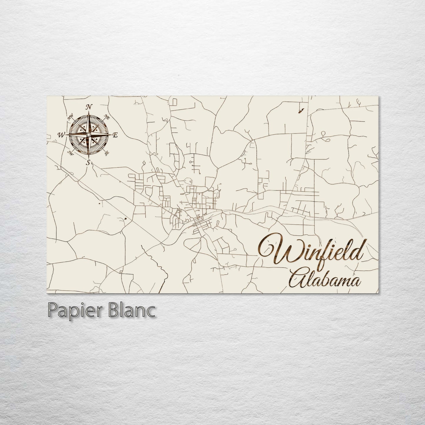 Winfield, Alabama Street Map