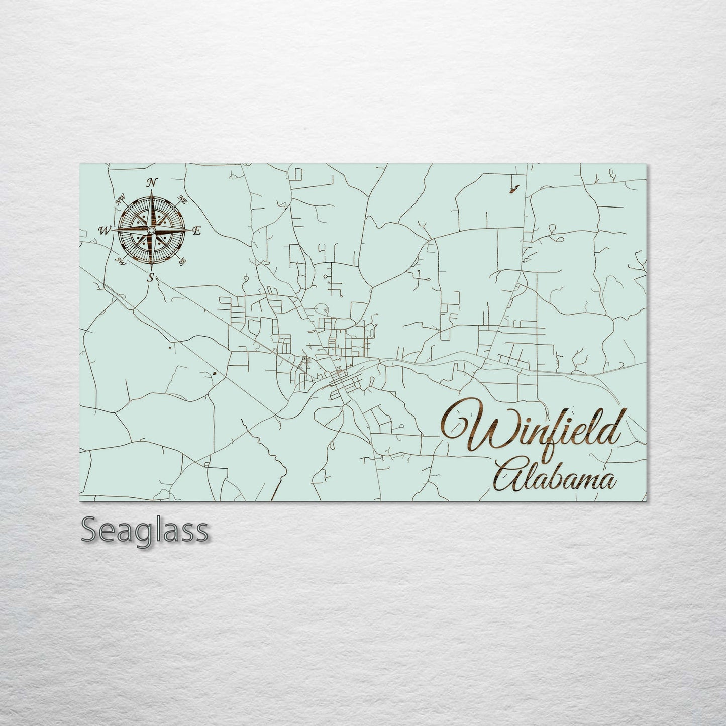 Winfield, Alabama Street Map