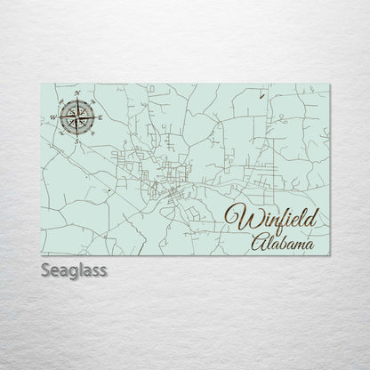 Winfield, Alabama Street Map