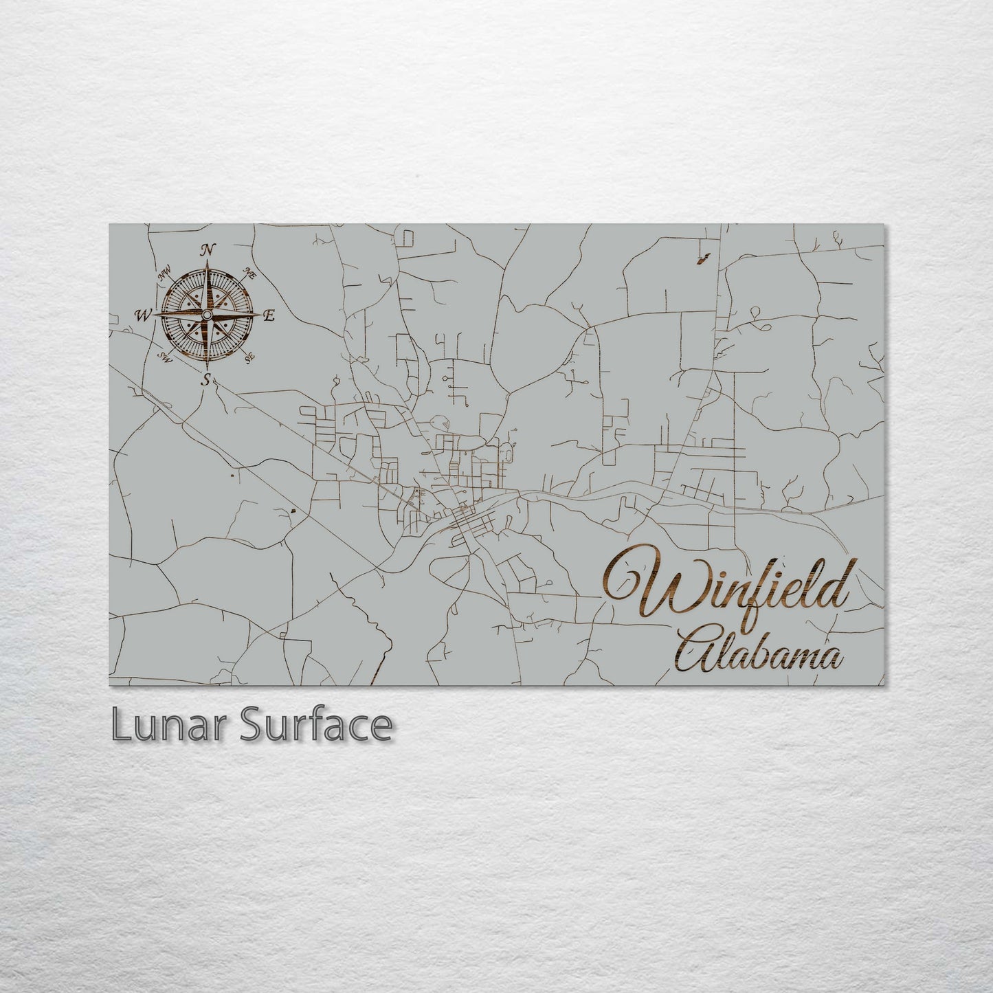 Winfield, Alabama Street Map