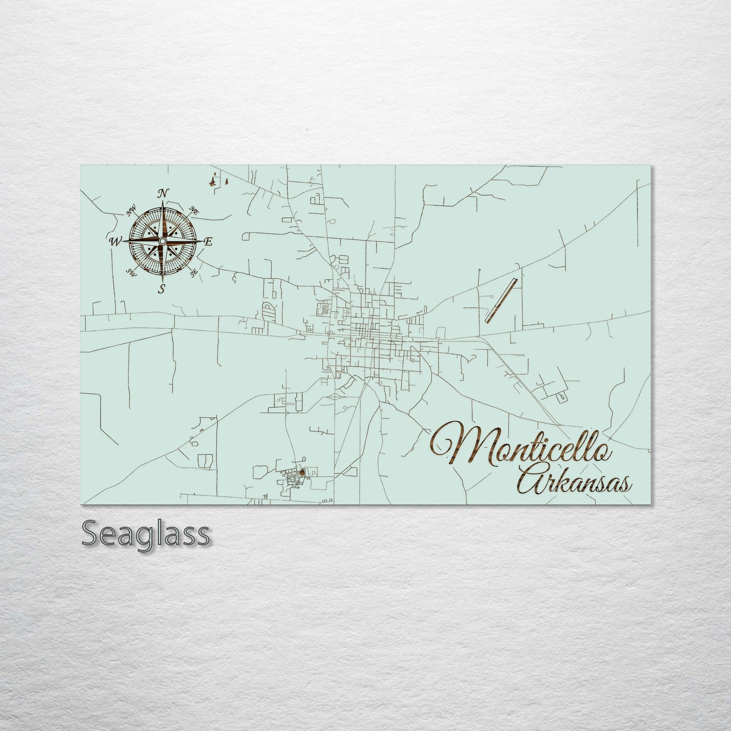 Monticello, Arkansas Street Map