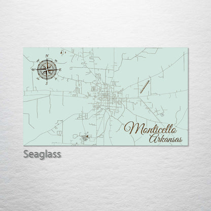 Monticello, Arkansas Street Map