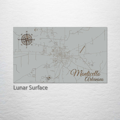 Monticello, Arkansas Street Map