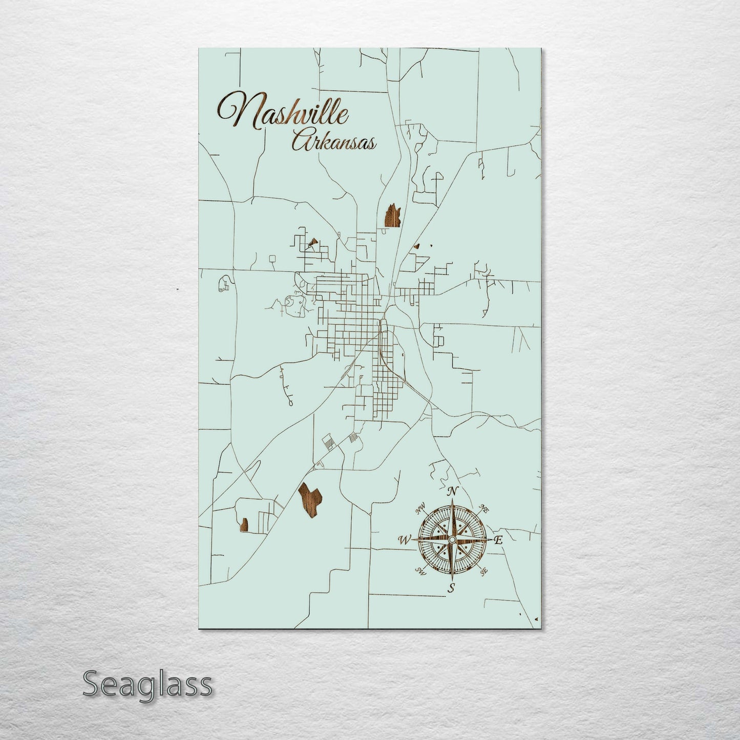 Nashville, Arkansas Street Map