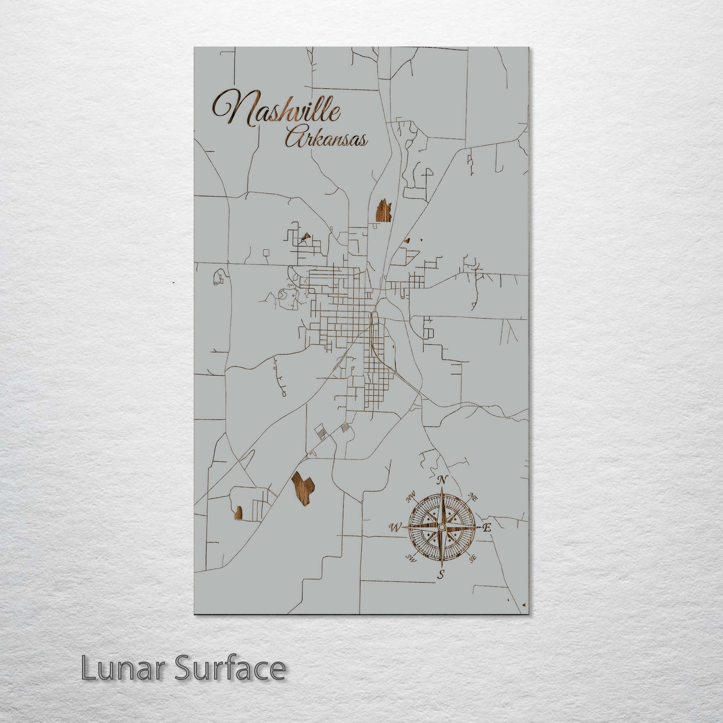 Nashville, Arkansas Street Map