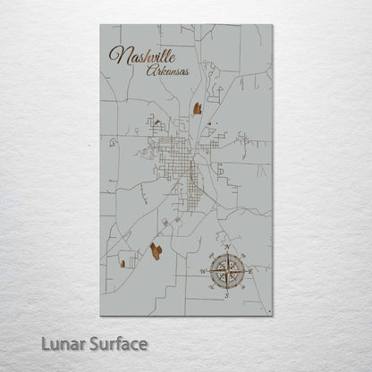 Nashville, Arkansas Street Map