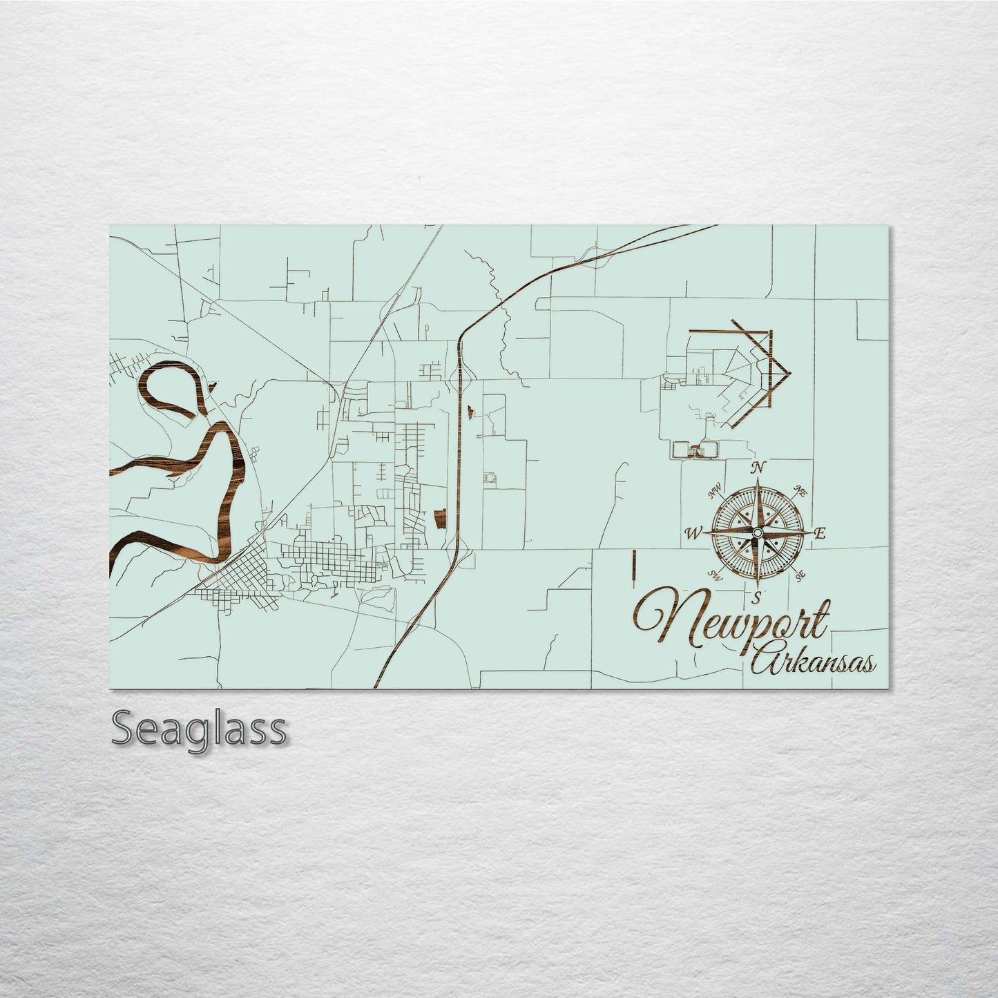 Newport, Arkansas Street Map