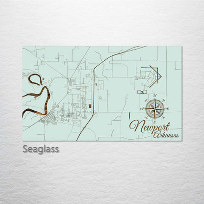 Newport, Arkansas Street Map