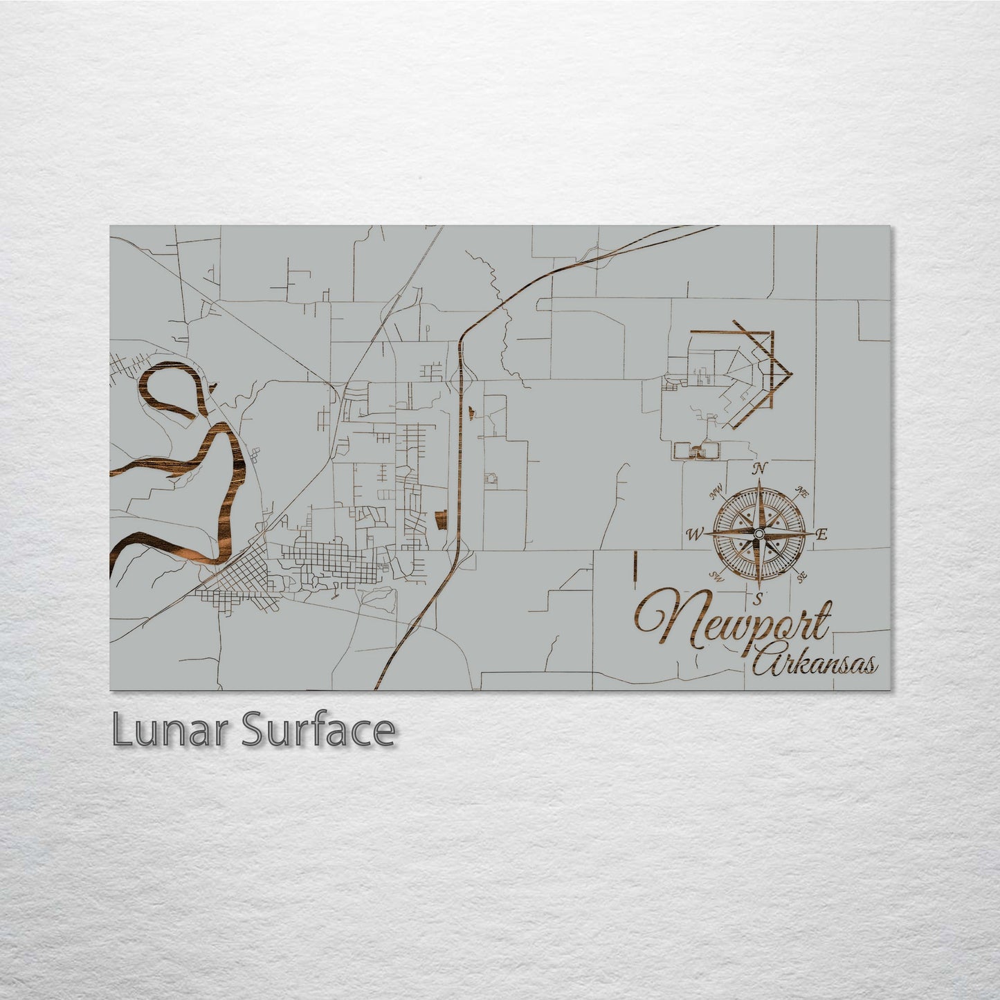 Newport, Arkansas Street Map