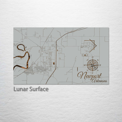 Newport, Arkansas Street Map