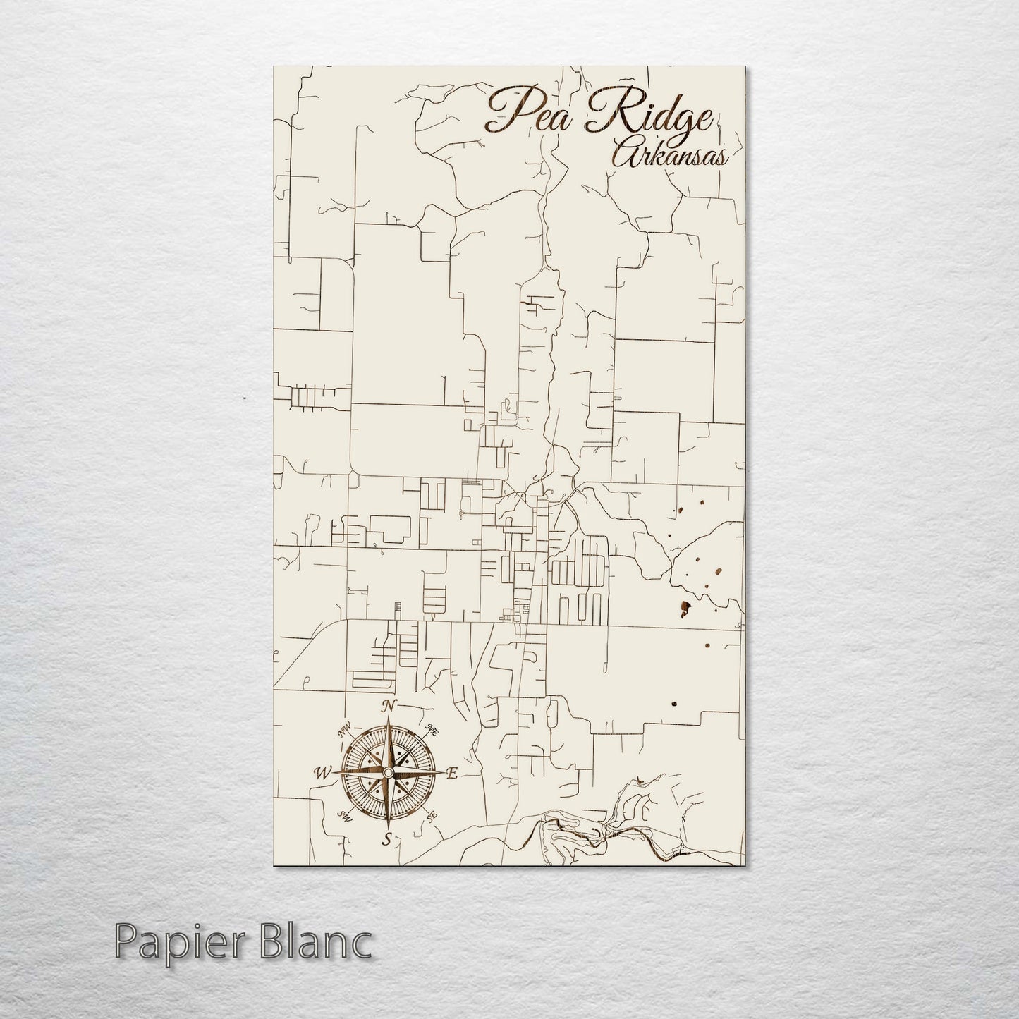 Pea Ridge, Arkansas Street Map