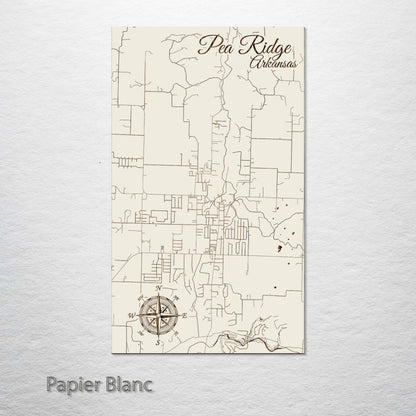 Pea Ridge, Arkansas Street Map