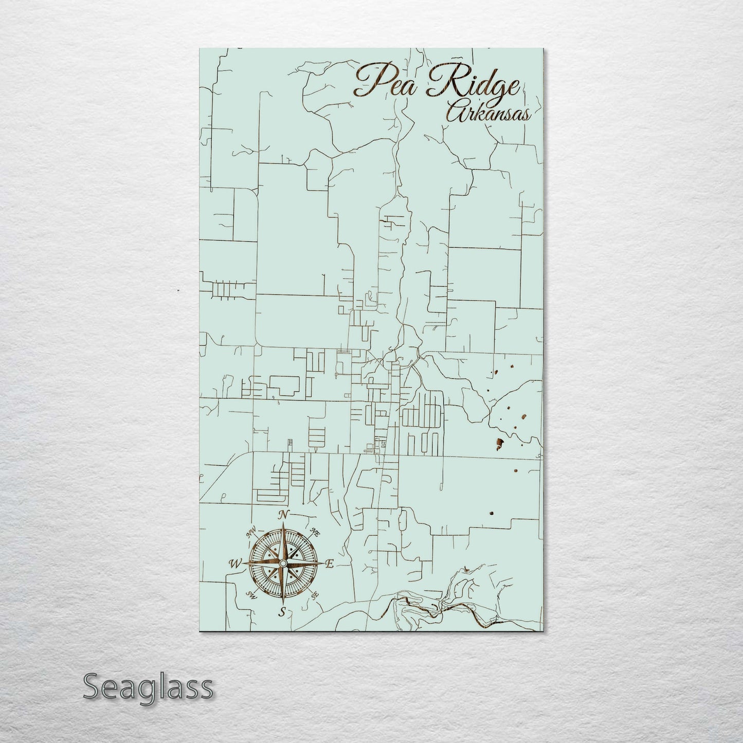 Pea Ridge, Arkansas Street Map