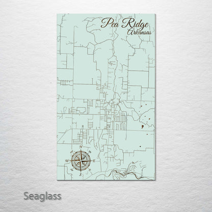 Pea Ridge, Arkansas Street Map