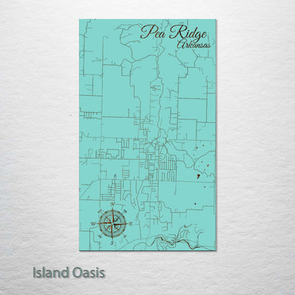 Pea Ridge, Arkansas Street Map